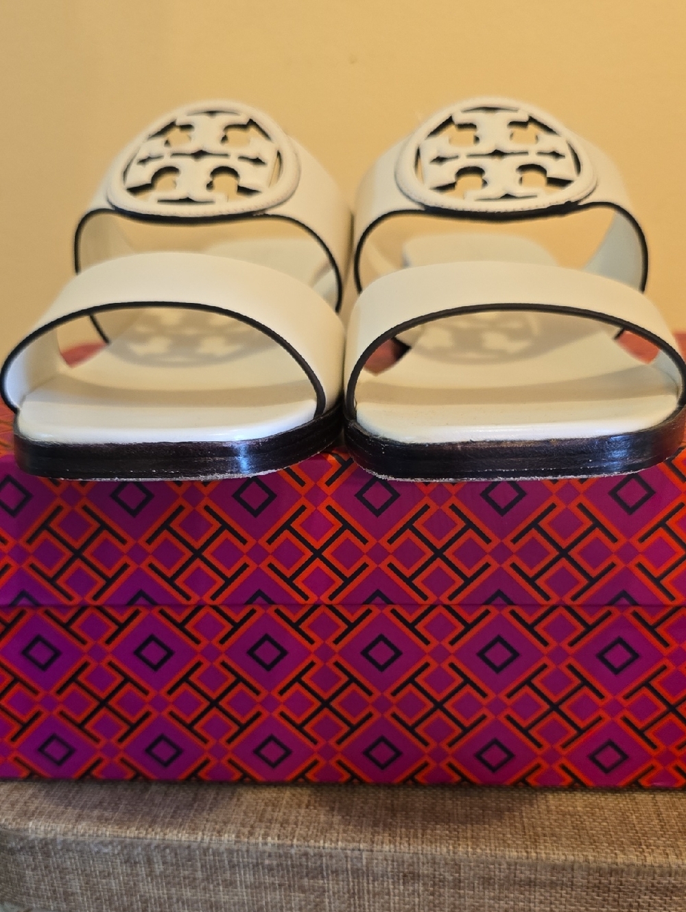 Tory Burch Bombe Miller Heel Sandals - Picture 5 of 14